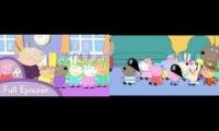 2 Peppa Pig Episodes Played at Once with Danny Dog