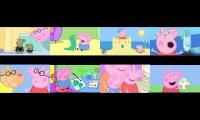 8 Peppa pig episodes played at the same time!