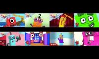 all 8 numberblocks charecters from pride month