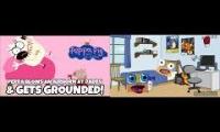 peppa pig and cussing splaat blows An Airhorn At daddy Pig Splaat gets grounded part 2