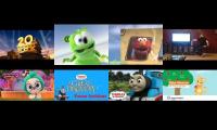 20th Century Fox vs Gummy Bear crash bumps - Youtube Multiplier