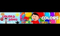 Thumbnail of Kids TV Color Song Comparison (2014-2015)