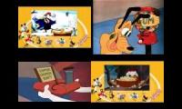 Thumbnail of all 4 random Disney cartoons at once