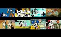 Top 8Favourite Mickey Mouse shorts playing at the same time