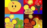 4 playhouse Disney original variants at once