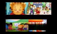 4 Daniel tiger outros at once