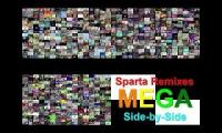 Thumbnail of Sparta Remixes Mega Side-By-Side Quadparison