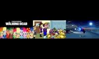 Thumbnail of Sunset Shimmer Trixie Rarity Applejack & Gloriosa Daisy Vs 11 Mario Enemies Vs Jackson Storm