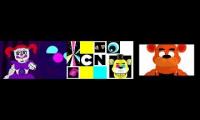 Thumbnail of All 3 FNAF channel promos playing at the same time