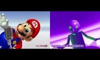 Preview 2 Gummy Bear Song But Its Mario And Baldi Extended