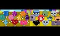 Shapes song 31 kids song and videos REAL vs FAKE