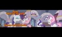 Thumbnail of Rarity Has A Sparta Pulse Remix 2parison