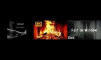 Thumbnail of Fireplace rain jazz mashup