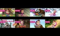 Every Episode of Masha and the bear 1-8 at the same time