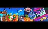 Thumbnail of The simpsons ride death drop vs pikwik pack scary train ride drop