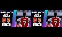 Thumbnail of Arsenal 3-0 Monaco Highlights Champions League UEFA