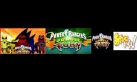 Thumbnail of Power rangers Jungle fury intro Comparison (Original vs Anime)