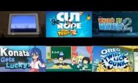 Thumbnail of Angry Birds, Cut the Rope, Water 2. Smash Ultimate, Gacha Life, twist lick dunk