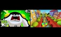 Ben 10 Subway Surfers Brainrot Explosion - Youtube Multiplier